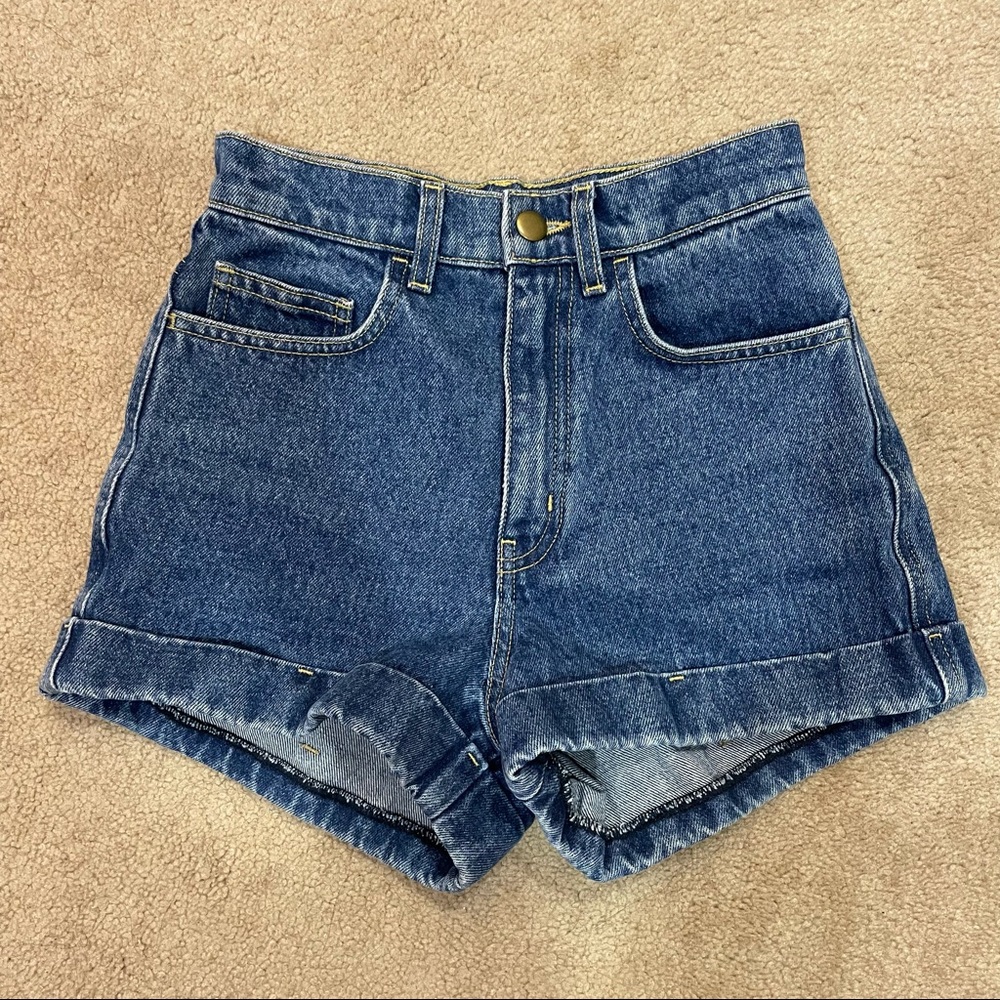 American Apparel Denim Shorts